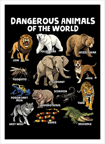 Dangerous Animals of the World
