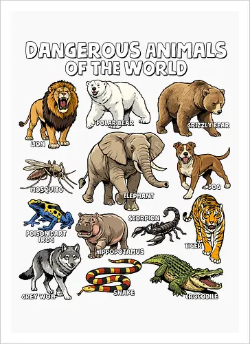 Dangerous Animals of the World