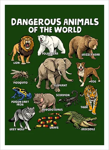 Dangerous Animals of the World