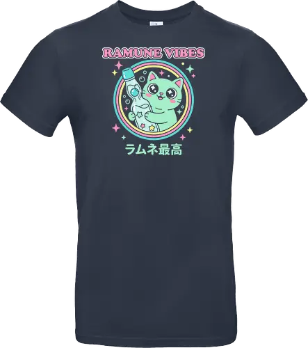 Kawaii Mint Cat Retro Japanese Soda Graphic