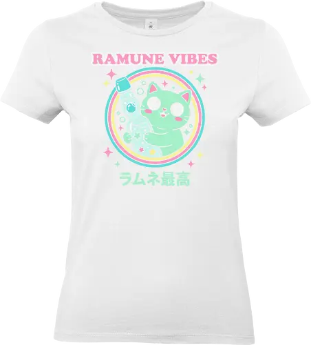 Kawaii Mint Cat Retro Japanese Soda Graphic - kawaii rainbow graphic, soft girl aesthetic top, japanese typography anime shirt, harajuku style cat tee, ramune vibes shirt, kawaii cat t-shirt, japanese soda graphic tee, mint green kitty apparel, retro pastel aesthetic clothing, ramune bottle design, cute animal soda shirt, japanese summer treats t-shirt, sparkling eyes cat merch, whimsical beverage illustration, pastel pink and mint streetwear, soda lover gift, adorable kitten graphic shirt, lofi japanese aesthetic clothing, bubbly ramune fan merch - Standard T-Shirt (Women)