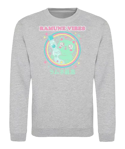 Kawaii Mint Cat Retro Japanese Soda Graphic - kawaii rainbow graphic, soft girl aesthetic top, japanese typography anime shirt, harajuku style cat tee, ramune vibes shirt, kawaii cat t-shirt, japanese soda graphic tee, mint green kitty apparel, retro pastel aesthetic clothing, ramune bottle design, cute animal soda shirt, japanese summer treats t-shirt, sparkling eyes cat merch, whimsical beverage illustration, pastel pink and mint streetwear, soda lover gift, adorable kitten graphic shirt, lofi japanese aesthetic clothing, bubbly ramune fan merch - Sweatshirt