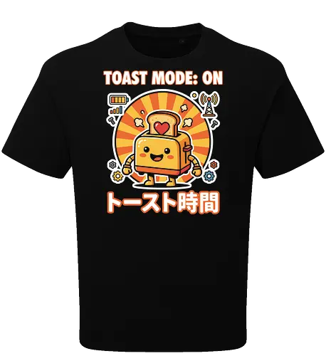 Toast Mode: On Kawaii Toaster Robot Retro Japanese Graphic
