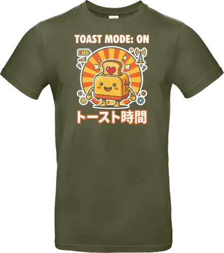 Toast Mode: On Kawaii Toaster Robot Retro Japanese Graphic
