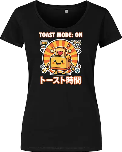 Toast Mode: On Kawaii Toaster Robot Retro Japanese Graphic