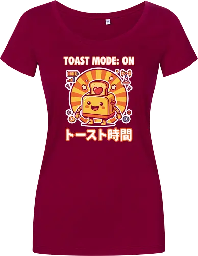 Toast Mode: On Kawaii Toaster Robot Retro Japanese Graphic