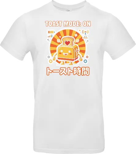 Toast Mode: On Kawaii Toaster Robot Retro Japanese Graphic