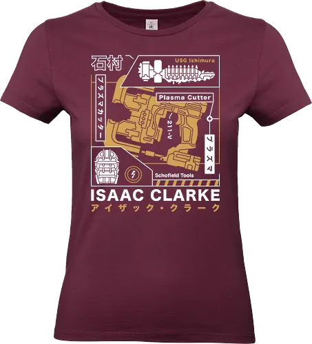 Isaac Clarke Aesthetic - dead space, survival horror, isaac clarke, plasma cutter, necromorph, horror, terror, unitology, the marker, usg ishimura, deadspace, game, gaming, gamer, video game - Standard T-Shirt (Women)