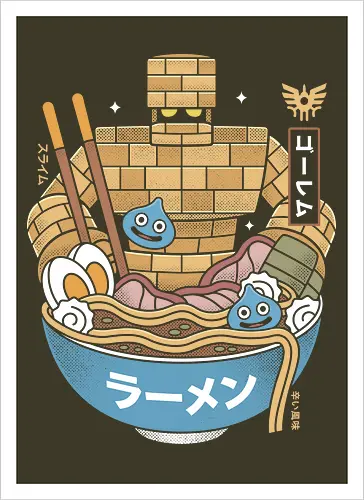 Erdrea Monsters Ramen Grunge