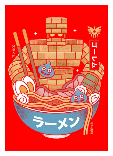 Erdrea Monsters Ramen Grunge