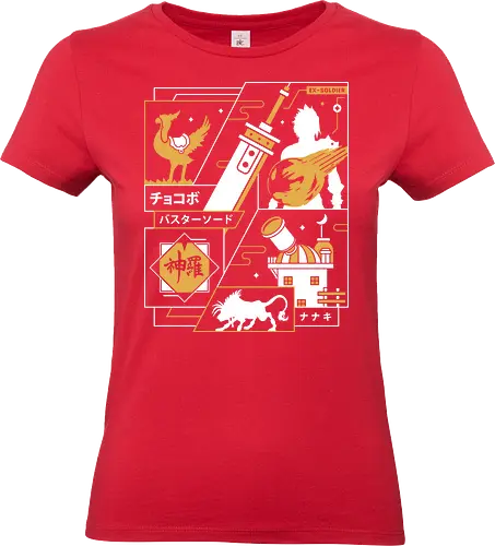 Strife Midgar Aesthetic - Final, final fantasy 7 rebirth, Cloud, Villain, red xiii, nanaki, tifa lockhart, aerith gainsborough, aeris, Kweh, Cactus, game, video games, shinra, avalanche, cloudy wolf, cloud strife cloudy wolf - Standard T-Shirt (Women)