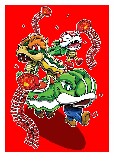 Pilzkönigreich-Feier - Mario