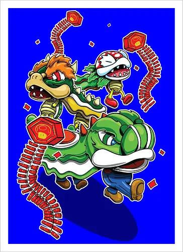 Pilzkönigreich-Feier - Mario