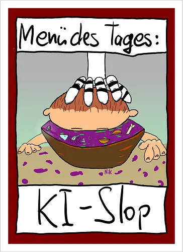 Menü des Tages: KI-Slop