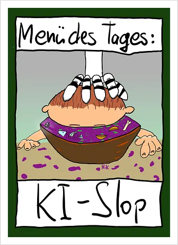Menü des Tages: KI-Slop