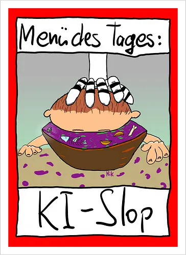 Menü des Tages: KI-Slop