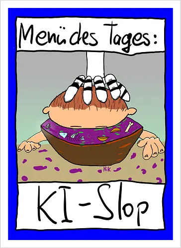 Menü des Tages: KI-Slop