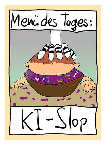 Menü des Tages: KI-Slop