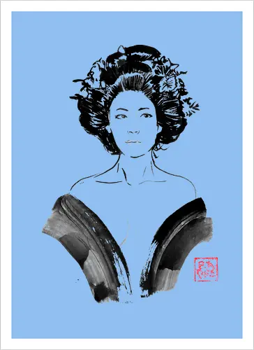 geisha dénudée