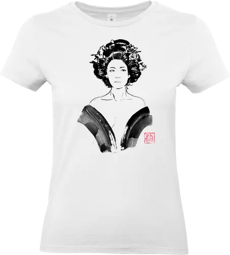 geisha dénudée - geisha, nude, sumie, japan - Standard T-Shirt (Women)