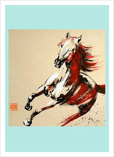 running horse