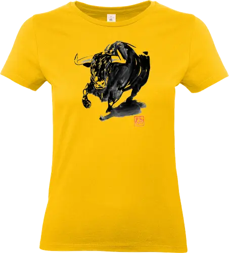 bull - bull, sumie, japan - Standard T-Shirt (Women)