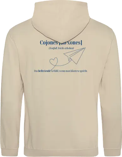  Cojones [koˈxones]-Klartext Rückendruck