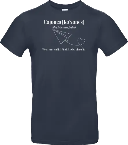 Cojones [koˈxones]-Selbstwert Frontdruck Brust