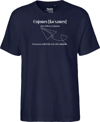 Cojones [koˈxones]-Selbstwert Frontdruck Brust