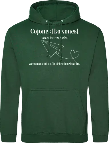 Cojones [koˈxones]-Selbstwert Frontdruck Brust