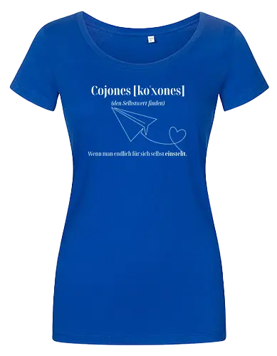 Cojones [koˈxones]-Selbstwert Frontdruck Brust