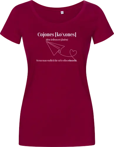 Cojones [koˈxones]-Selbstwert Frontdruck Brust