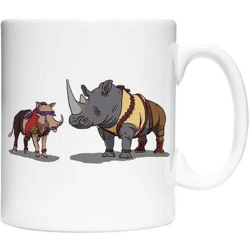 Mutanten-Duo - Bebop & Rocksteady TMNT