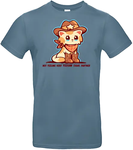 Not Feeling Very YEEHAW - yeehaw meme, sad cowboy, cowboy humor, western meme, depressed cowboy, cowboy, funny western, mood yeehaw, unhinged humor, relatable meme, yeehaw vibes, ironic cowboy, country humor, cowboy aesthetic, memes - Standard T-Shirt