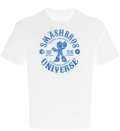 Smash Bros Fight Club - Gaming Fighter - mega man t-shirt, smash bros fighter, fight club, gamer kleidung, blue bomber, teetan, robot master, super smash bros, mega buster, vintage kunst, mega man x, grunge kunst, champion fighter - Oversize T-Shirt