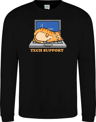 Tech Support Cat Funny Programmer 