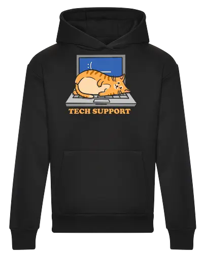 Tech Support Cat Funny Programmer 