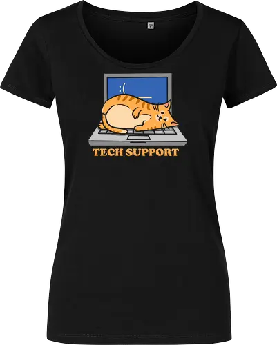 Tech Support Cat Funny Programmer 