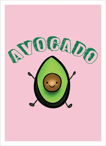 Glücklicher Anwalt Avocado - Wortspiel-Liebhaber