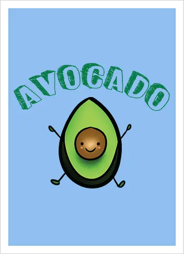 Glücklicher Anwalt Avocado - Wortspiel-Liebhaber