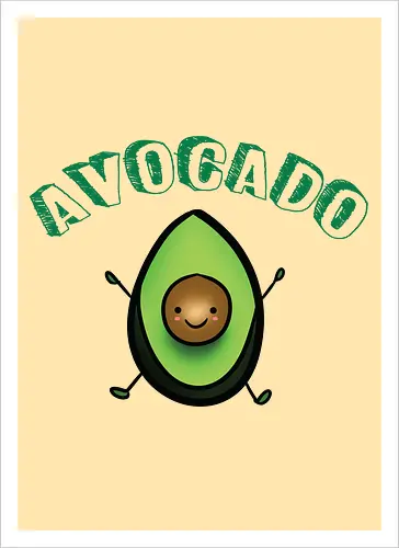 Glücklicher Anwalt Avocado - Wortspiel-Liebhaber