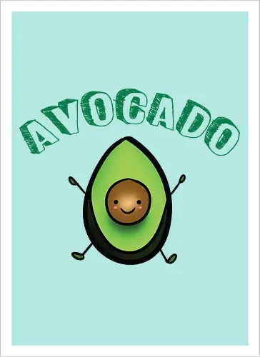 Glücklicher Anwalt Avocado - Wortspiel-Liebhaber