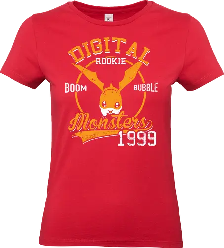 Boom Bubble Vintage - Monster Digital - digimon t-shirt, anime kleidung, boom bubble, teetan, digimon adventure, 90er anime, digitalisierung, Monster, säugetier digimon, tk takaishi, Angel, Toy manufacturer, hoffnung licht, vintage kunst, monster 1999 - Standard T-Shirt (Women)