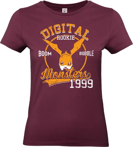 Boom Bubble Vintage - Monster Digital - digimon t-shirt, anime kleidung, boom bubble, teetan, digimon adventure, 90er anime, digitalisierung, Monster, säugetier digimon, tk takaishi, Angel, Toy manufacturer, hoffnung licht, vintage kunst, monster 1999 - Standard T-Shirt (Women)