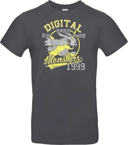 Blauer Zerstörer Vintage - Monster Digital