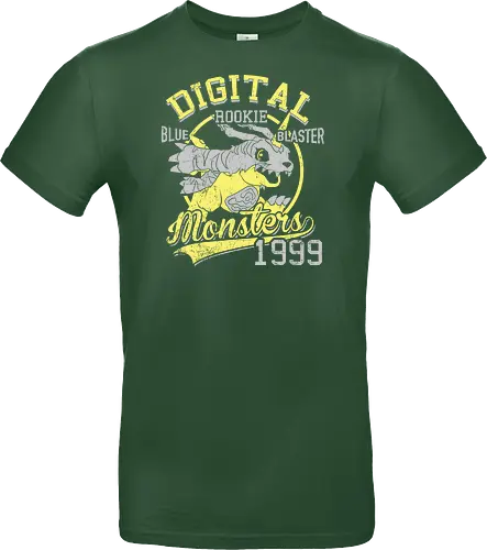 Blauer Zerstörer Vintage - Monster Digital