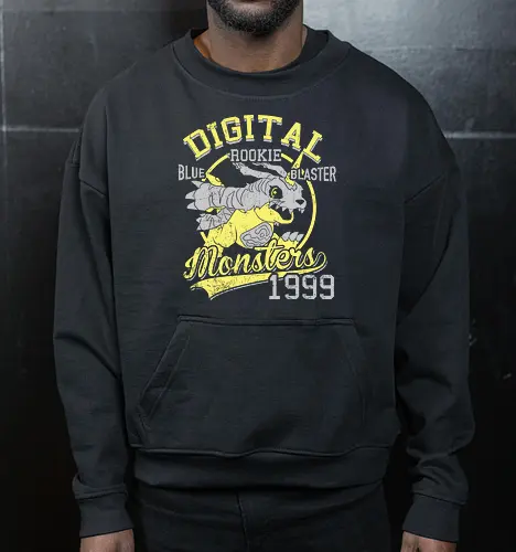 Blauer Zerstörer Vintage - Monster Digital