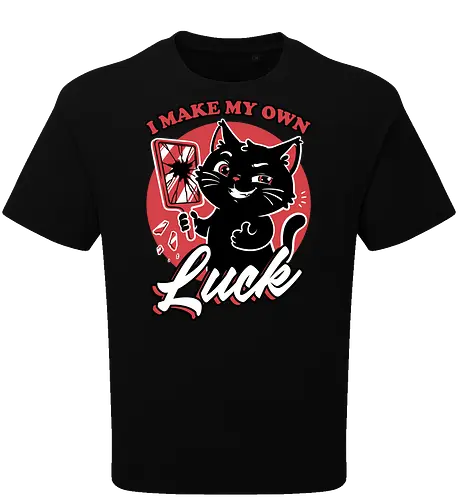 Black Cat Mirror Luck