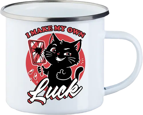 Black Cat Mirror Luck