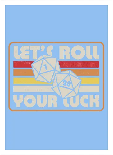 RPG Vintage Roll For Luck